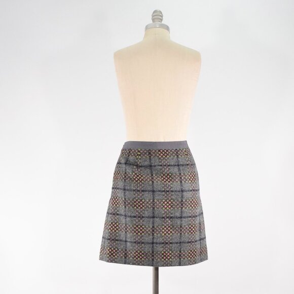 Boden Gray & Pink British Tweed Pencil Skirt - Picture 5 of 6